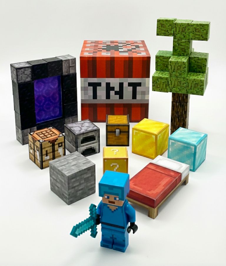 Конструктор магнитный в стиле Minecraft блоки на магнитах и 2 фигурки 48 дет. (2852693075) Конструктор магнитный в стиле Minecraft блоки на магнитах и 2 фигурки 48 дет. (2852693075)