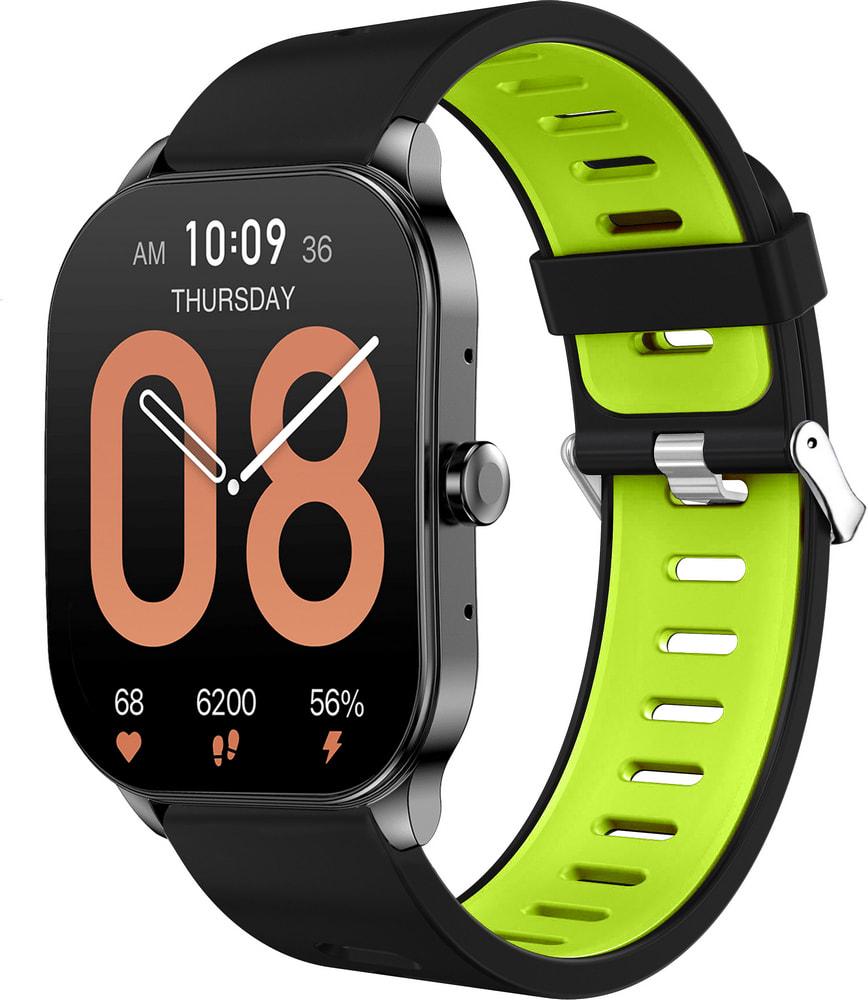 Ремешок Traf для Amazfit Pop 3S/3R Black Green (34469-4A)