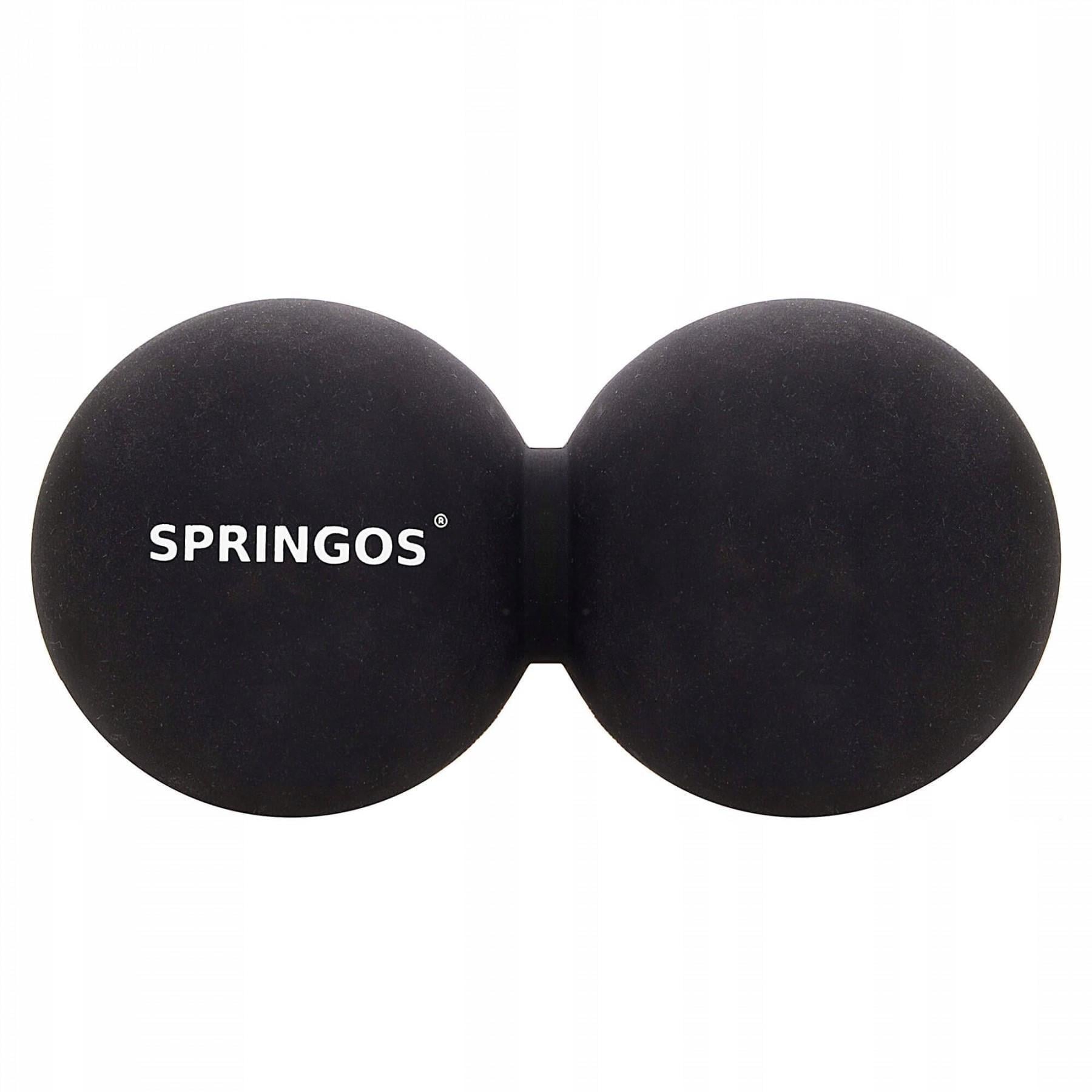 Массажный мяч двойной Springos Lacrosse Double Ball 6,5x13 см (20761)