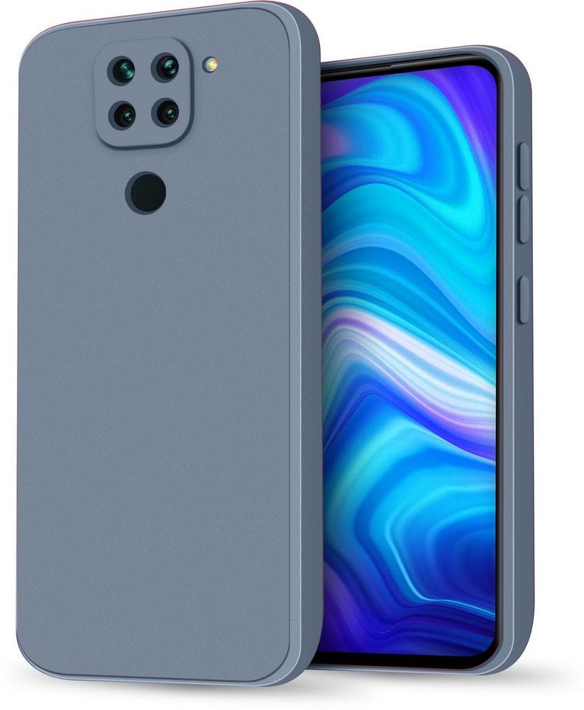 Силиконовый чехол HardCorner Xiaomi Redmi Note 9 (с микрофиброй) Gray Blue (35424-6D) - фото 1