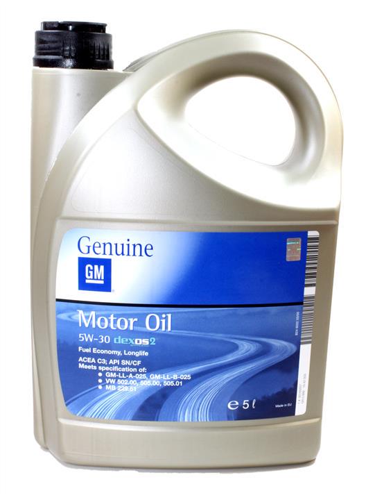 Моторное масло GM General Motors Dexos 2 5W-30 5 л (162)