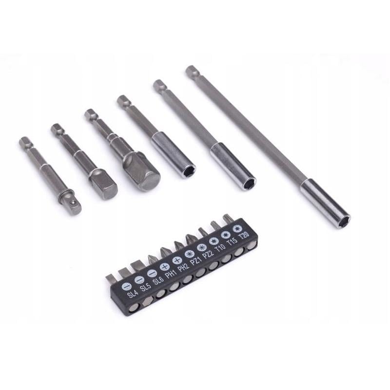 Удлинители и биты 16 эл. (12574653181) - фото 2 Удлинители и биты 16 эл. (12574653181) - фото 2