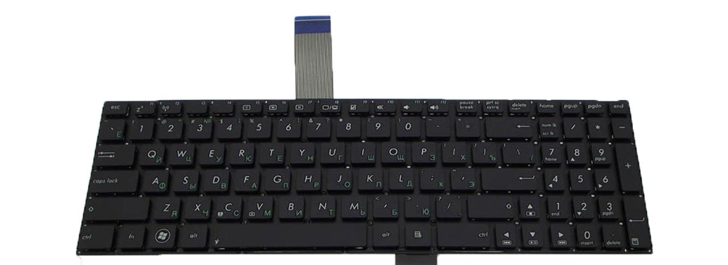 Клавиатура для ноутбука Asus A750 A750LA матовая (0KNB0-610ARU00)