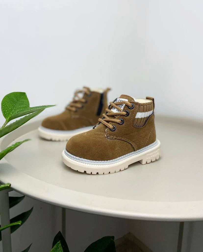 Ботинки зимние детские р. 21 Коричневый (754) - фото 3 Ботинки зимние детские р. 21 Коричневый (754) - фото 3