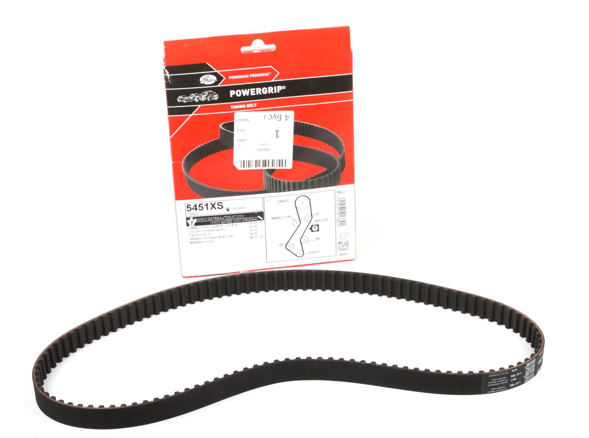 Ремінь ГРМ Ford Escort 1.8TD 91-03 22x116 5451XS GATES Ремінь ГРМ Ford Escort 1.8TD 91-03 22x116 5451XS GATES