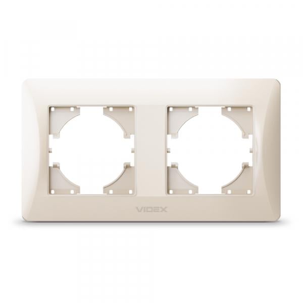 Рамка Videx на на 2 місця горизонтальна
