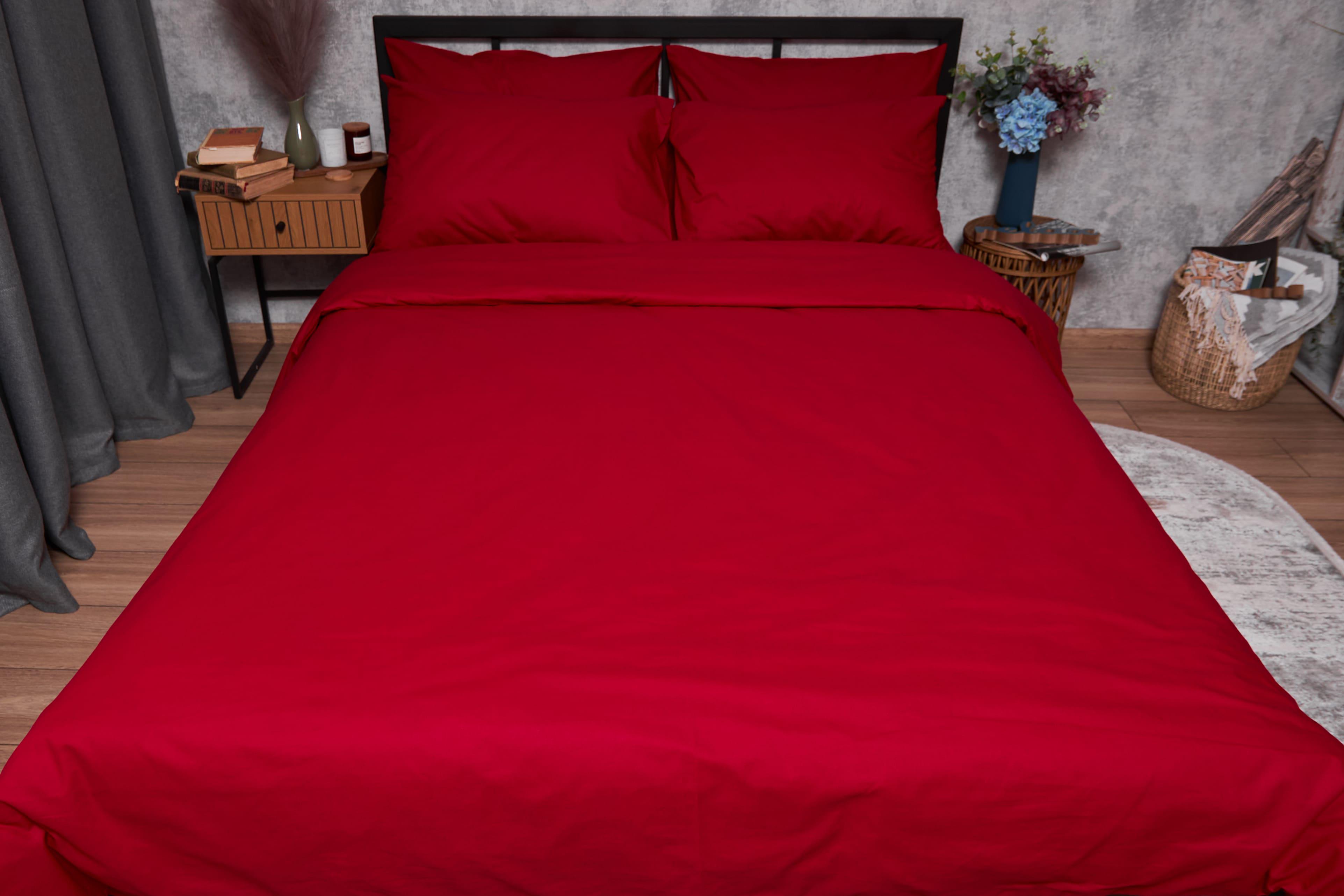 Комплект постельного белья Moon&Star Gold Люкс бязь двуспальный 175х210 см 50х70 см/2 шт. Cherry Red (MS-820003121) - фото 2