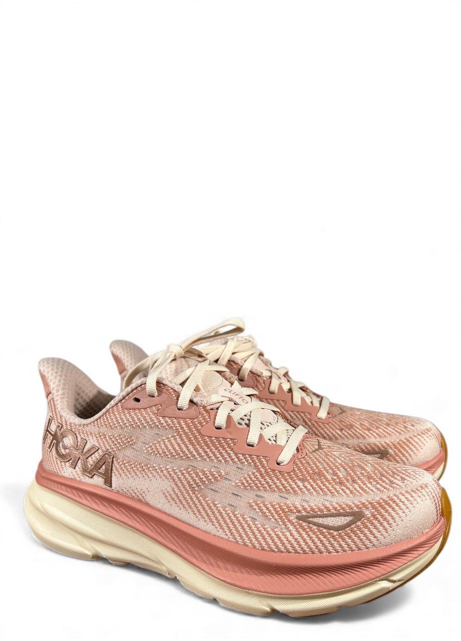 Кроссовки женские Hoka One One Clifton 9 1127896 SNC р. 39 1/2 24,5 см Персиковый (30644449)