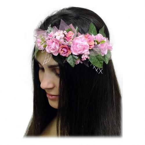 Віночок на голову Фея чайної троянди Seta Decor 17-705PN