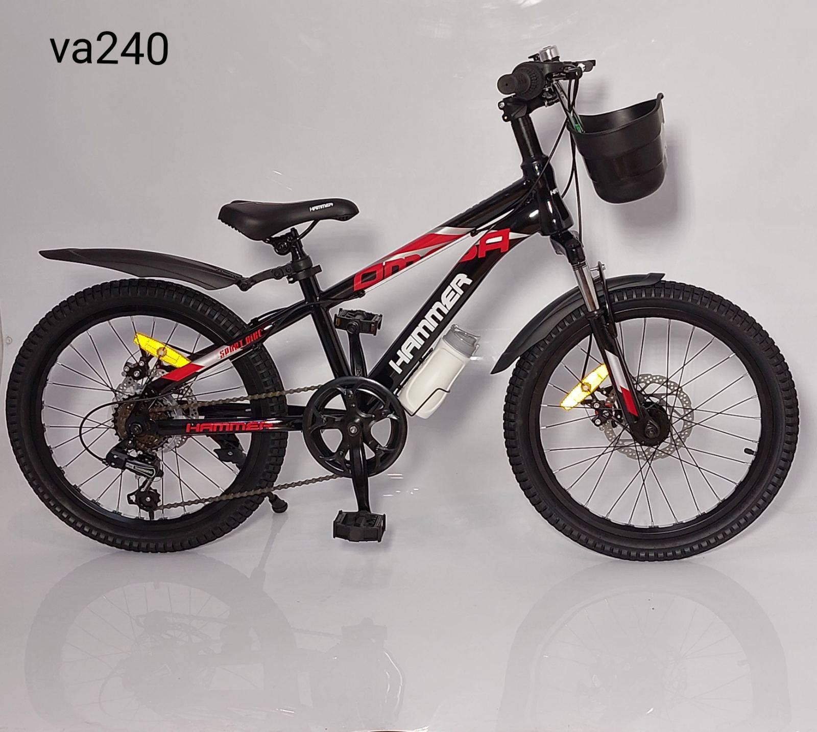 Велосипед Hammer Shimano VA-210 6 передач 20" 9" Чорний/Червоний (e2995930) - фото 9