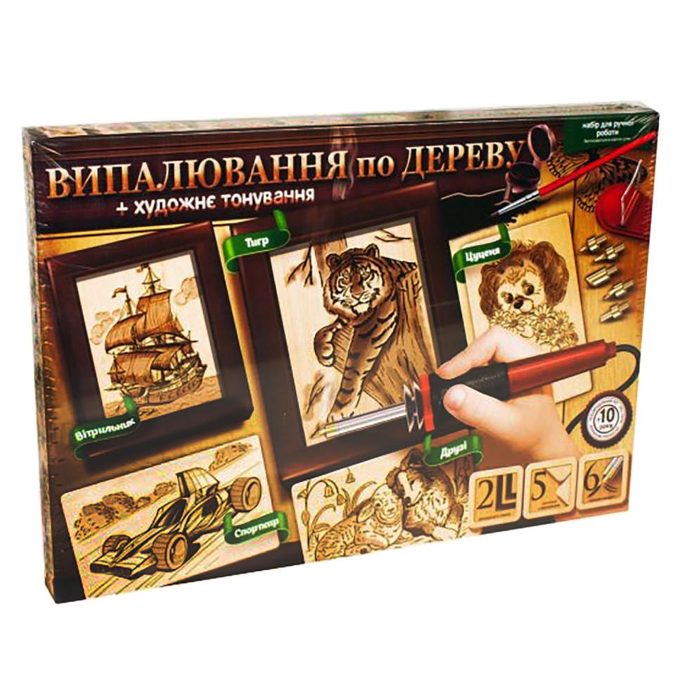 Набір для творчості Danko Toys Випалювання по дереву WD-01-01U WD-01-01U (RLT25475s33309)