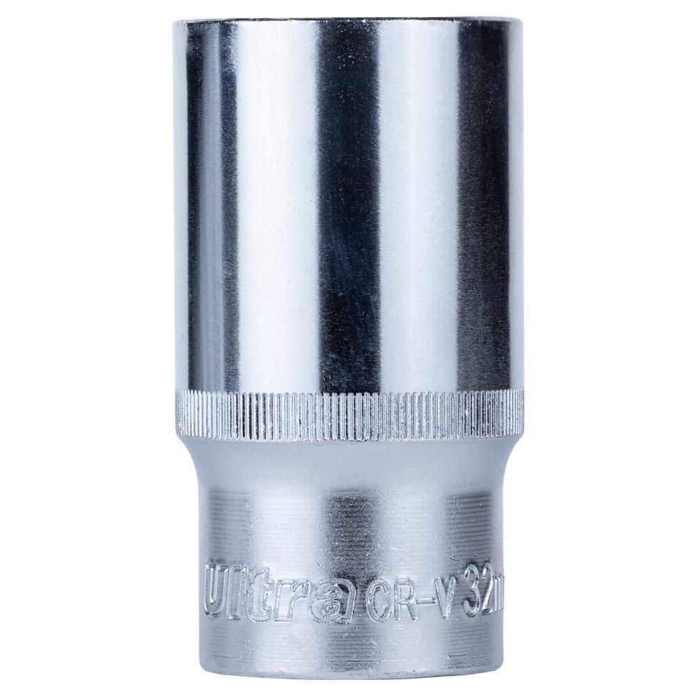 Насадка шестигранная длинная Ultra 1/2" 32 мм CrV (6072322)