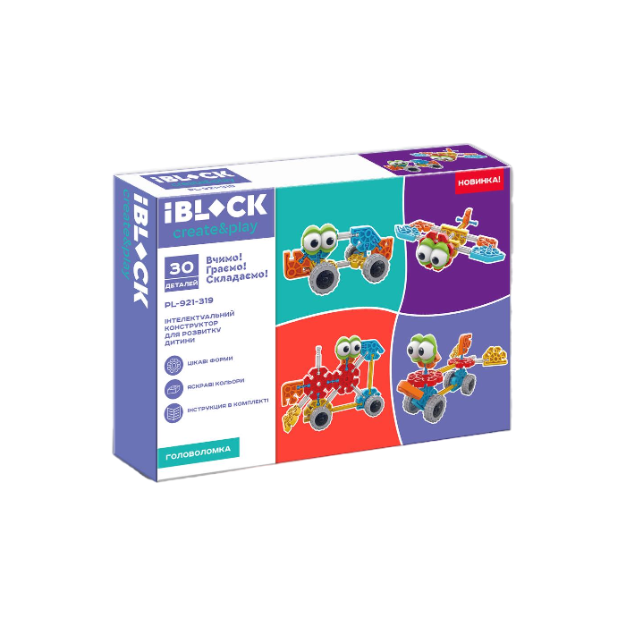 Конструктор Iblock 30 деталей (DN-PL-921-319)
