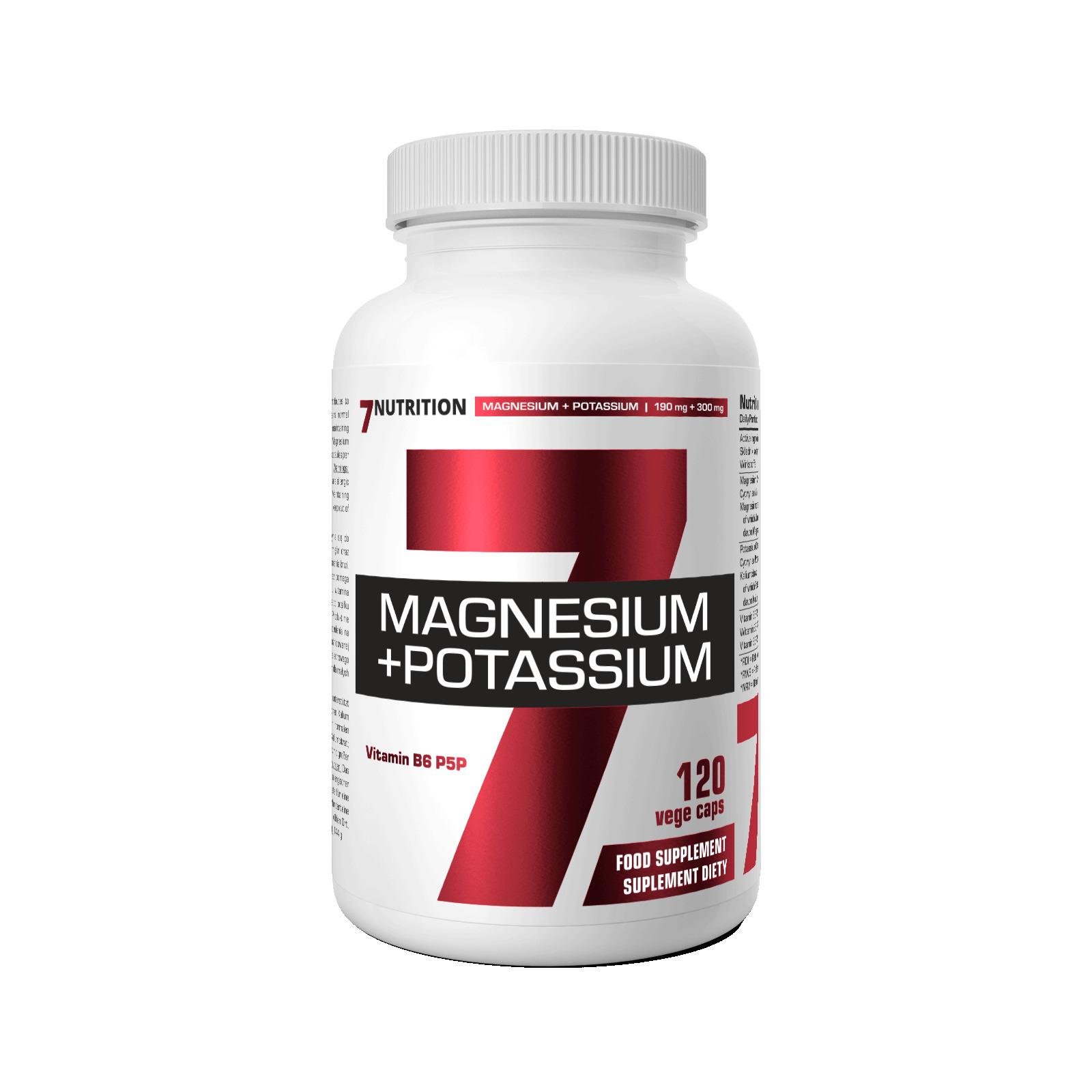 Вітаміни 7 Nutrition Magnesium Citrate 650 мг/95 мг/ Potassium Citrate 425 мг/K 150 мг/B6 3 мг 120кап. Вітаміни 7 Nutrition Magnesium Citrate 650 мг/95 мг/ Potassium Citrate 425 мг/K 150 мг/B6 3 мг 120кап.