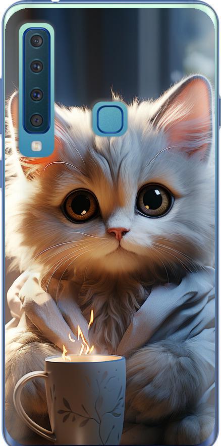 Чехол на Samsung Galaxy A9 (2018) White cat (5646t-1503-42517)