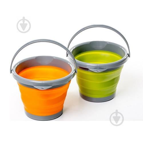 Відро силіконове Tramp складне 10 L  Оливковий Tramp (Естонія) (TRA-TRC-091-OLIVE)