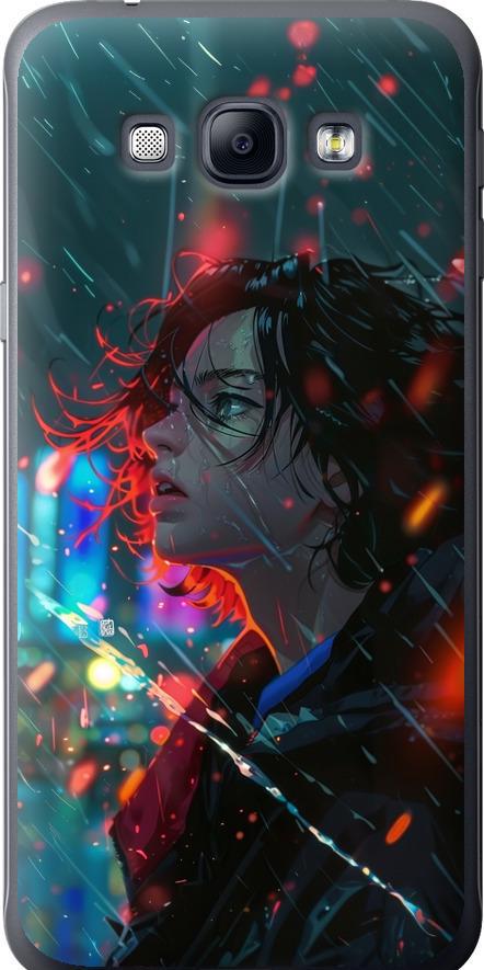 Чехол на Samsung Galaxy A8 A8000 Ночные огни (6096u-135-42517)