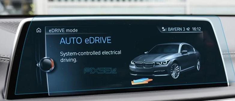 Защитное стекло Pixsel гибридное матовое на монитор BMW 7 13,1" 2015-2018 G11/G12