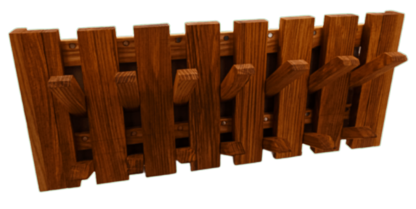 Вешалка из дерева 46х20х3 см (23132917) - фото 5 Вешалка из дерева 46х20х3 см (23132917) - фото 5