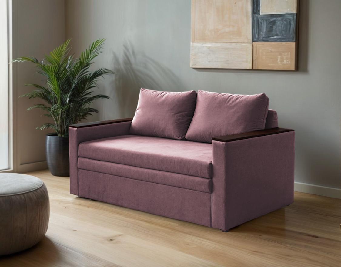 Диван-трансформер Tobi Sho Kubus-120 мягкий для гостиной велюр 1600х800х1000 мм Пудрово-сиреневый - фото 2 Диван-трансформер Tobi Sho Kubus-120 мягкий для гостиной велюр 1600х800х1000 мм Пудрово-сиреневый - фото 2