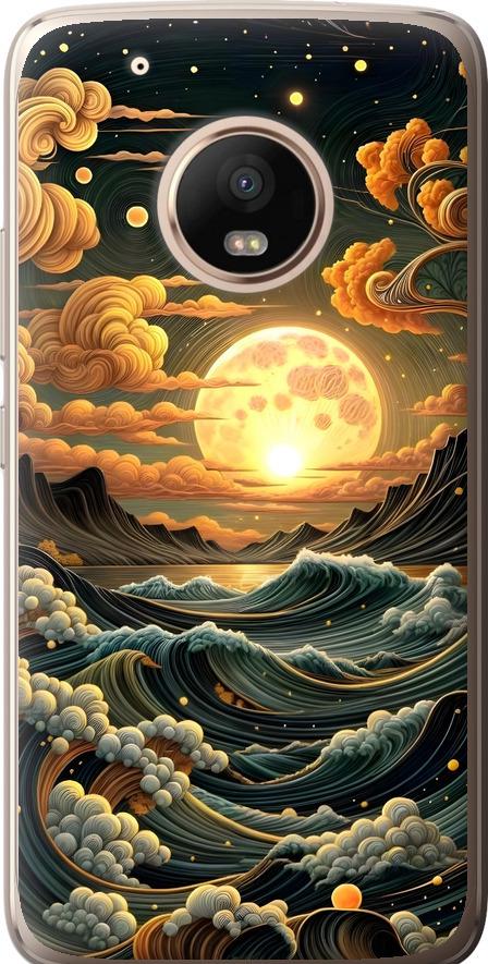 Чехол на Motorola Moto G5 PLUS Арт волны (6332t-1038-42517) Чехол на Motorola Moto G5 PLUS Арт волны (6332t-1038-42517)