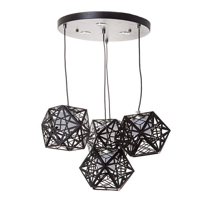 Люстра Light House ES-15477/4 подвесная LED Черный (9220)