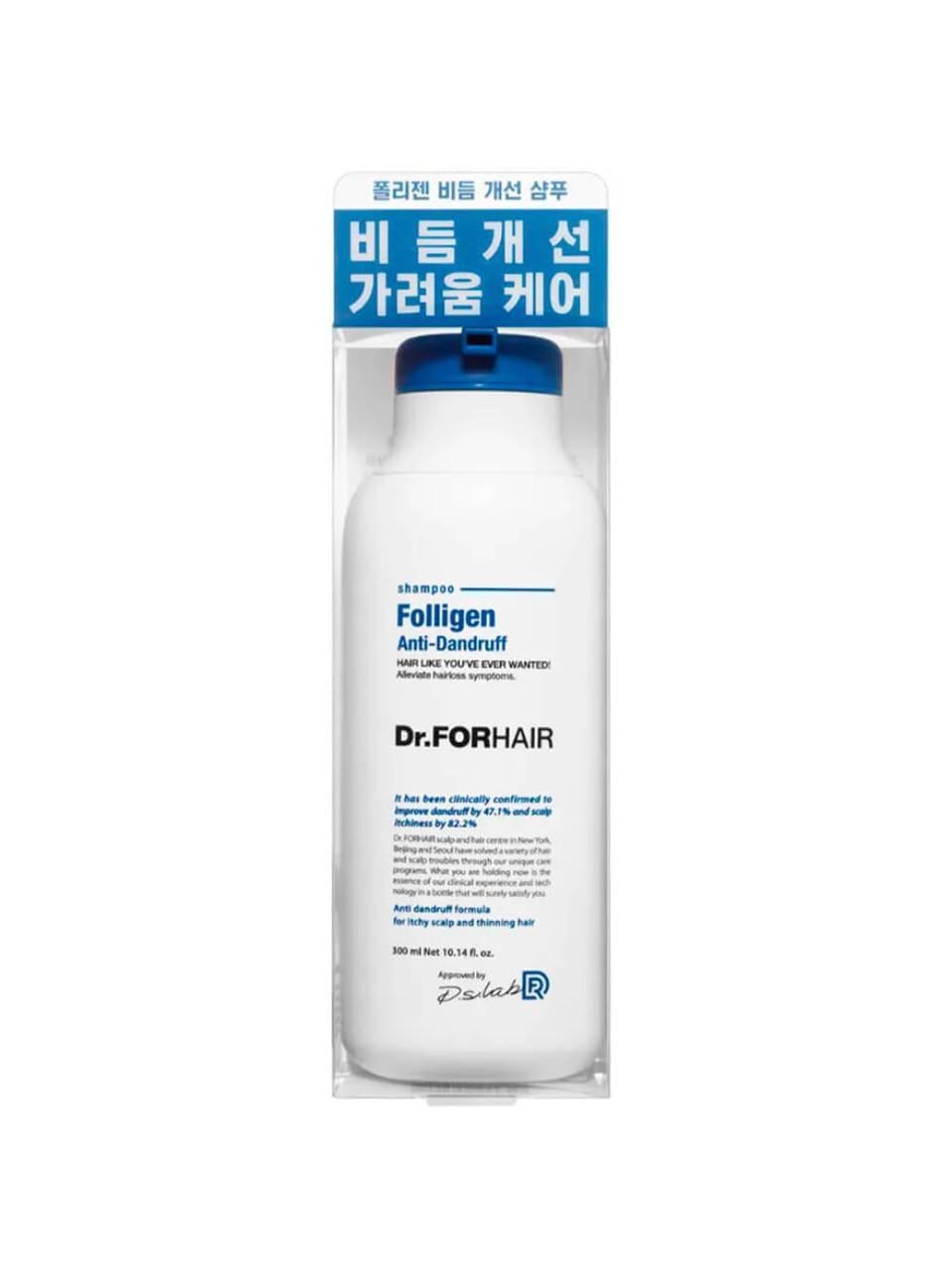 Шампунь глубокоочищающий Dr.Forhair Folligen Cooling Shampoo с эффектом охлаждения 300 мл (503691)