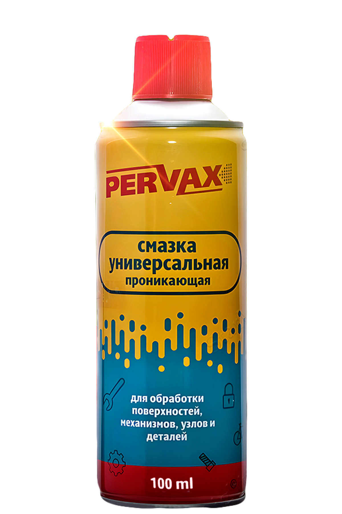 Мастило проникаюче Pervax універсальне проти іржі аерозоль 100 мл (425841678)