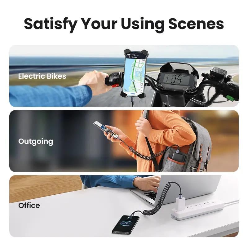 Кабель UGREEN US554 6A 100W USB-C to USB-C Чорний (90790) - фото 15