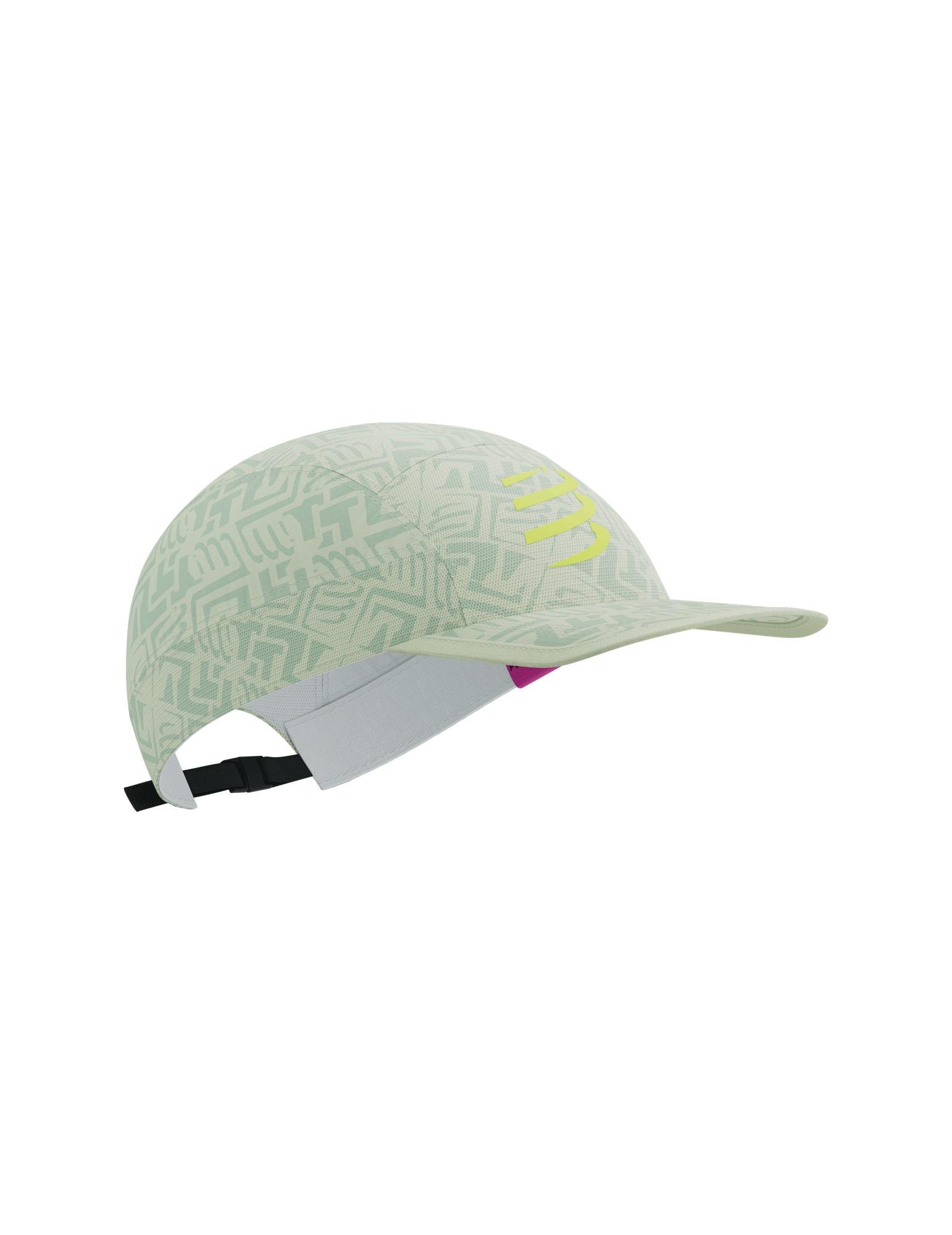 Кепка с изогнутым козырьком Compressport 5 Panel Light Cap Sugar/Ice Print