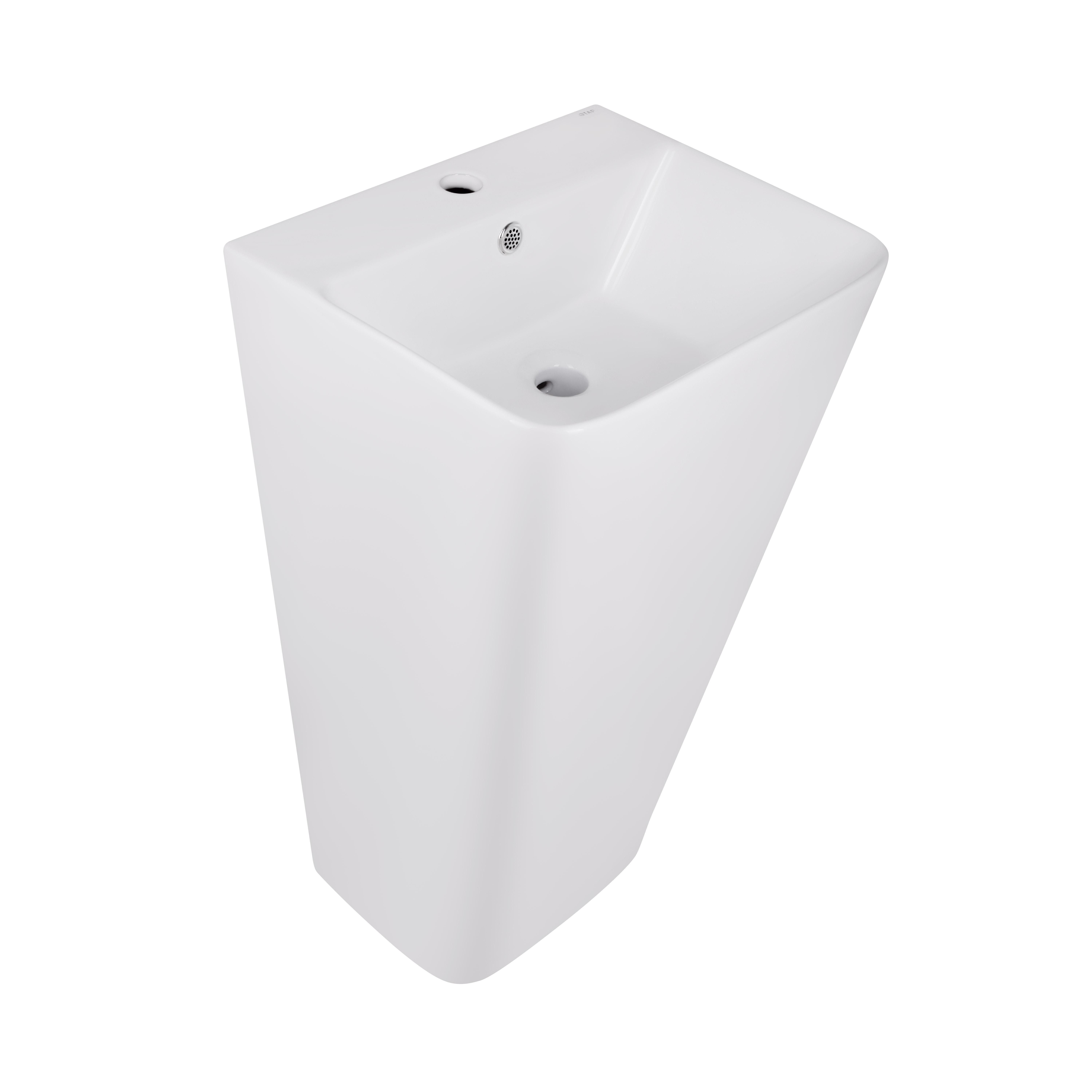 Раковина напольная моноблок Qtap Tern 440х380х830 мм White (QT1711G302WN) Раковина напольная моноблок Qtap Tern 440х380х830 мм White (QT1711G302WN)