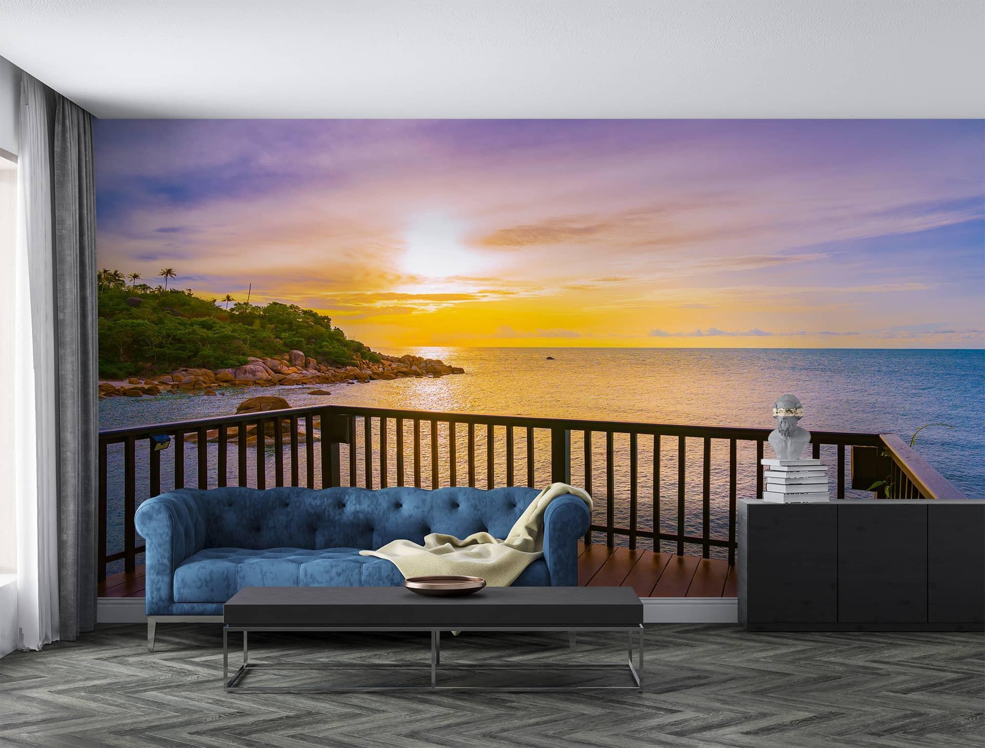 Фотообои флизелиновые Styleo Print-walls Терраса и свет 0676 400х250 см (Pw-0676/4)