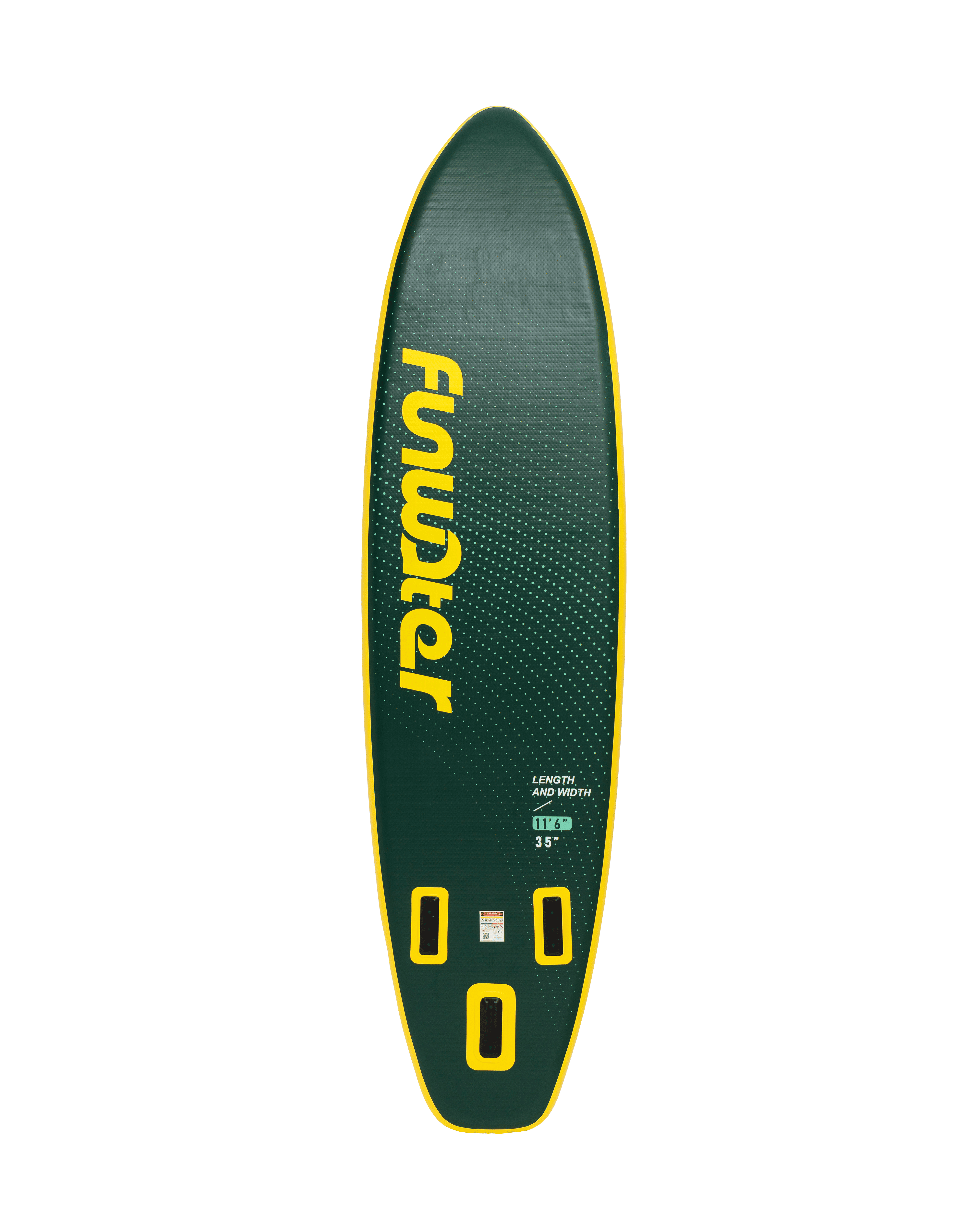 SUP-доска надувная Funwater Paddleboard Green 11"6 10в1 350x90x15 см - фото 3 SUP-доска надувная Funwater Paddleboard Green 11"6 10в1 350x90x15 см - фото 3