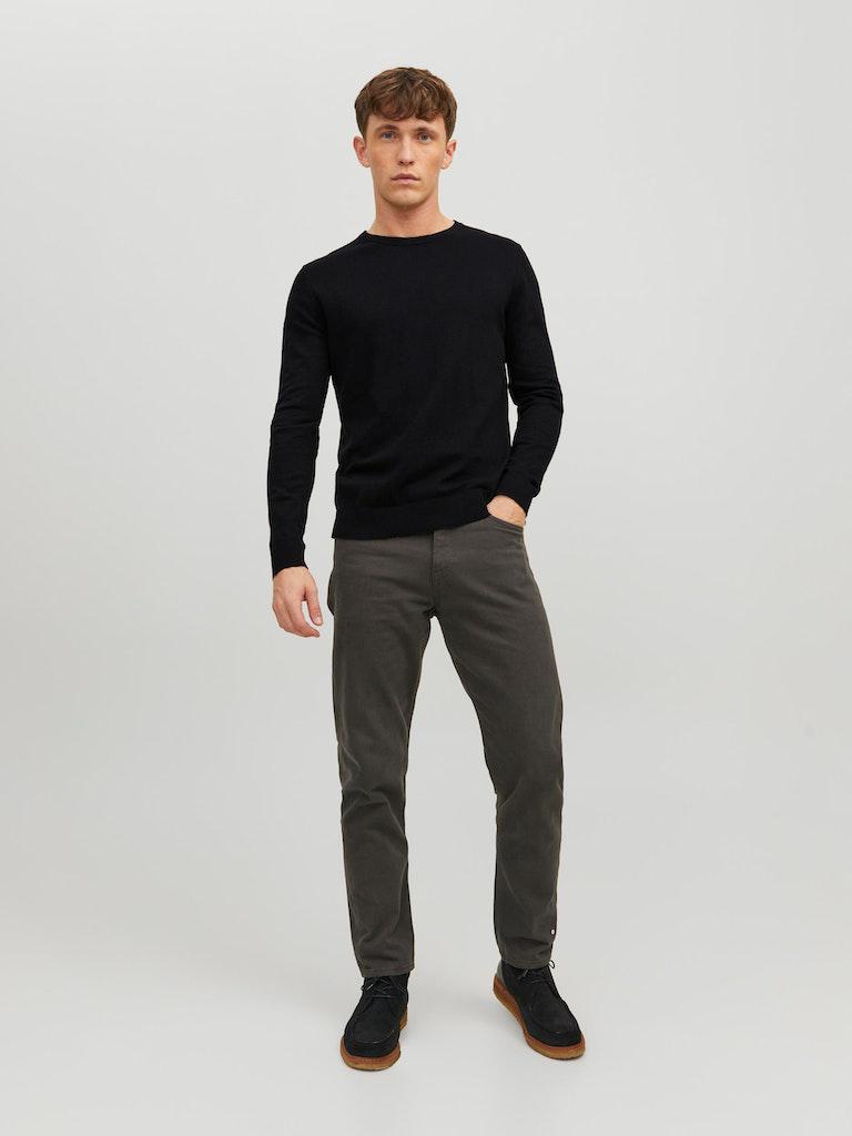 Светер Jack & Jones Emil Knit Crew Neck XL Чорний (12208364) - фото 3