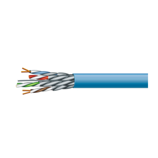 Кабель витая пара ЗЗ км Cat. 6 AU/FTP LSZH 4х2х23 AWG до 500 м (3127501132) Кабель витая пара ЗЗ км Cat. 6 AU/FTP LSZH 4х2х23 AWG до 500 м (3127501132)