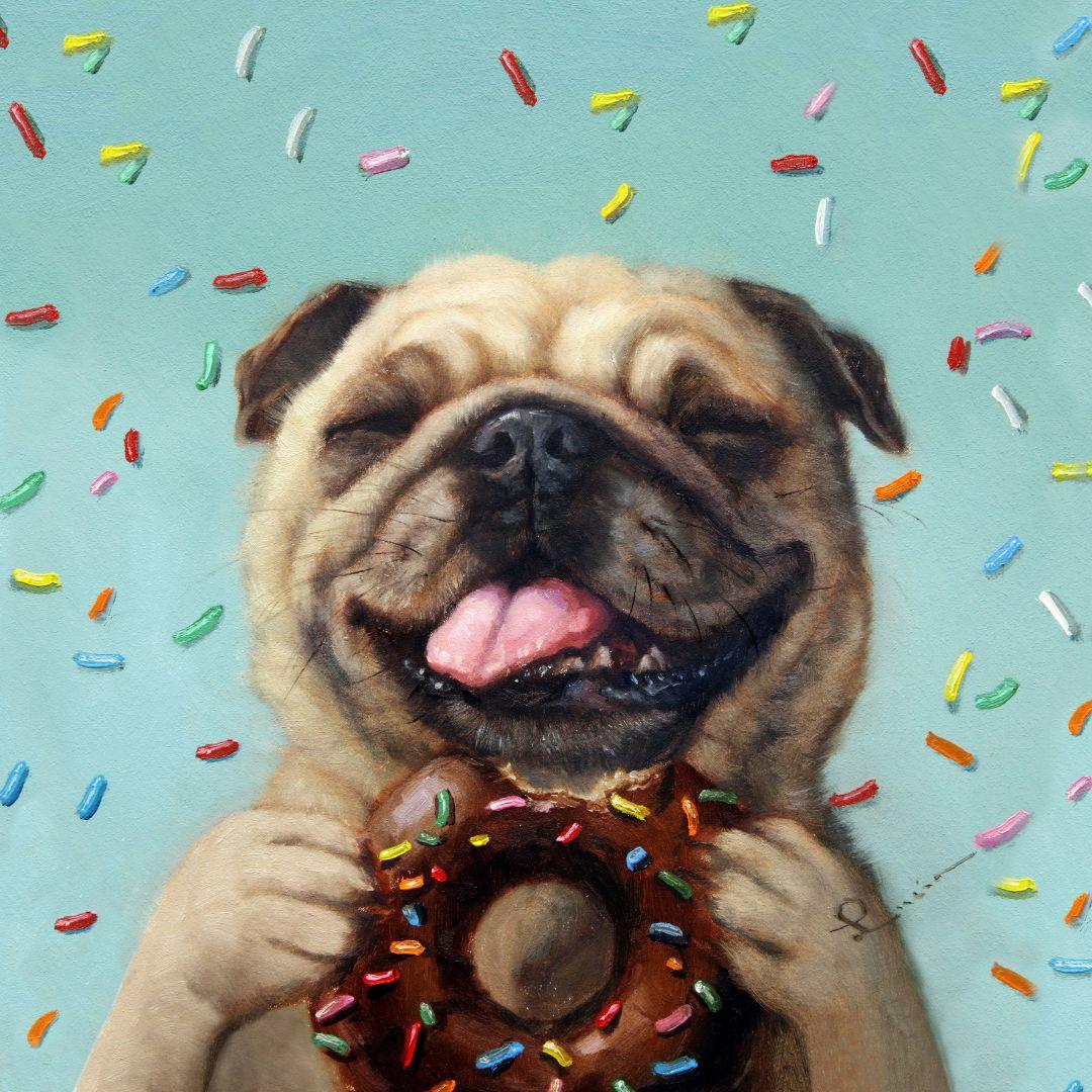 Картина за номерами Brushme Pugalicious II Lucia Heffernan 30x30 см (3112773814)