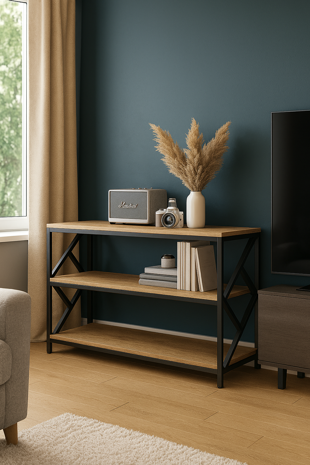 Стеллаж EcoLoft Гранада в стиле лофт (DSP-1252)