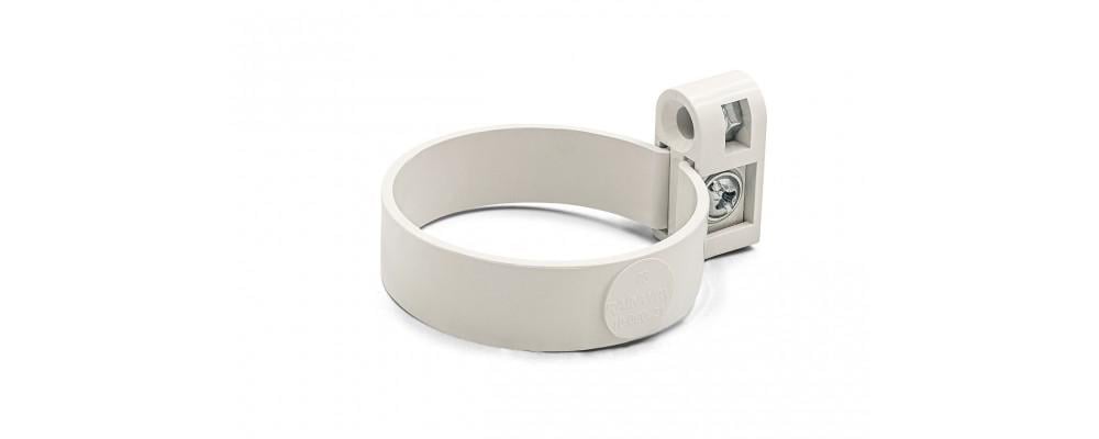 Кронштейн водостічної труби RAINWAY D 75 RAL 9003 Білий (10.090.21.101.RW)