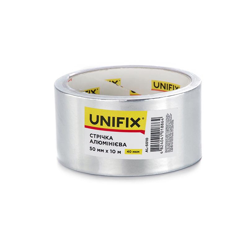 Лента клейкая алюминиевая Unifix 50 мм x 10 м (18664944) Лента клейкая алюминиевая Unifix 50 мм x 10 м (18664944)