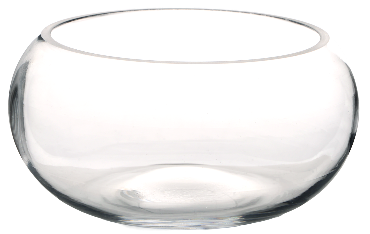 Ваза для цветов VIVA JANE низкая боросиликатное стекло 20х9 см (A040112)