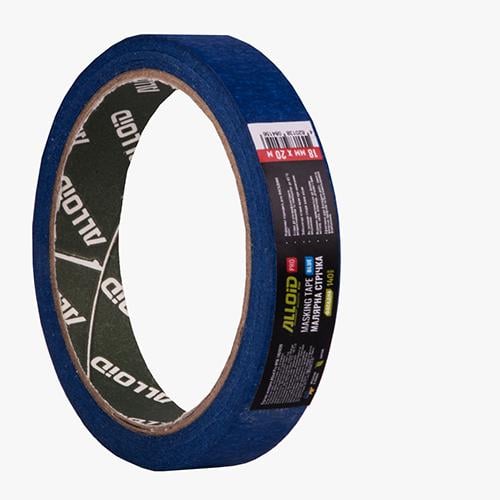 Лента малярная Alloid Pro фасадная 18 мм 20 м 140 мкм Синий (MTB-1401820)