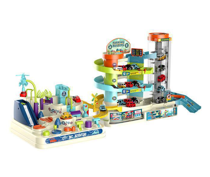 Паркинг на 6 машинок с автоматическим лифтом (T 103-88 A)