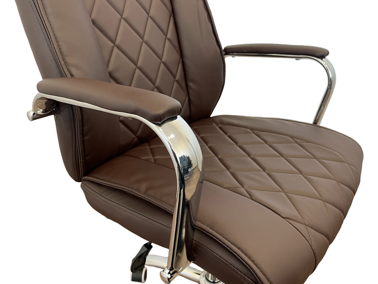 Кресло руководителя Техфорвард Дионис ANF эко-кожа крестовина хром Коричневый - фото 5 Кресло руководителя Техфорвард Дионис ANF эко-кожа крестовина хром Коричневый - фото 5