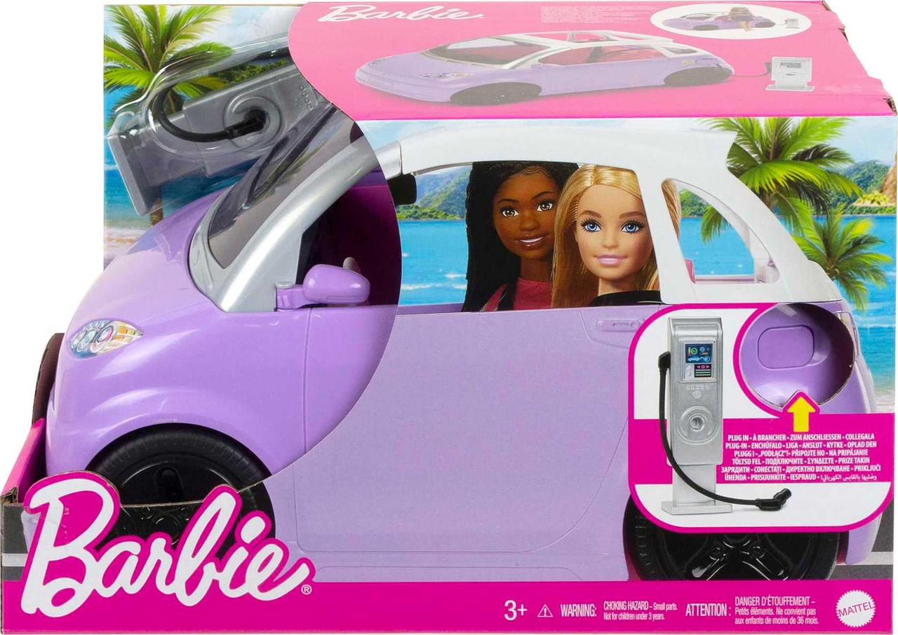Електромобіль із зарядною станцією Barbie Electric Vehicle with Charging Station HJV36