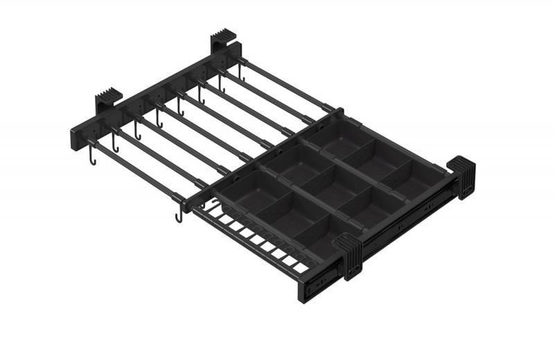 Вешалка для брюк і юбок Starax 800 мм Антрацит (S-6318-A)