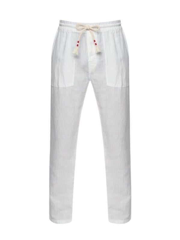 Брюки льняные мужские MC2 Saint Barth XL Белый (CAA0001-01white)