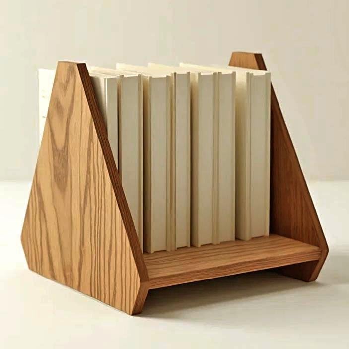 Полка книжная настольная из дерева Тарумбао Сиена (КПА-002905)