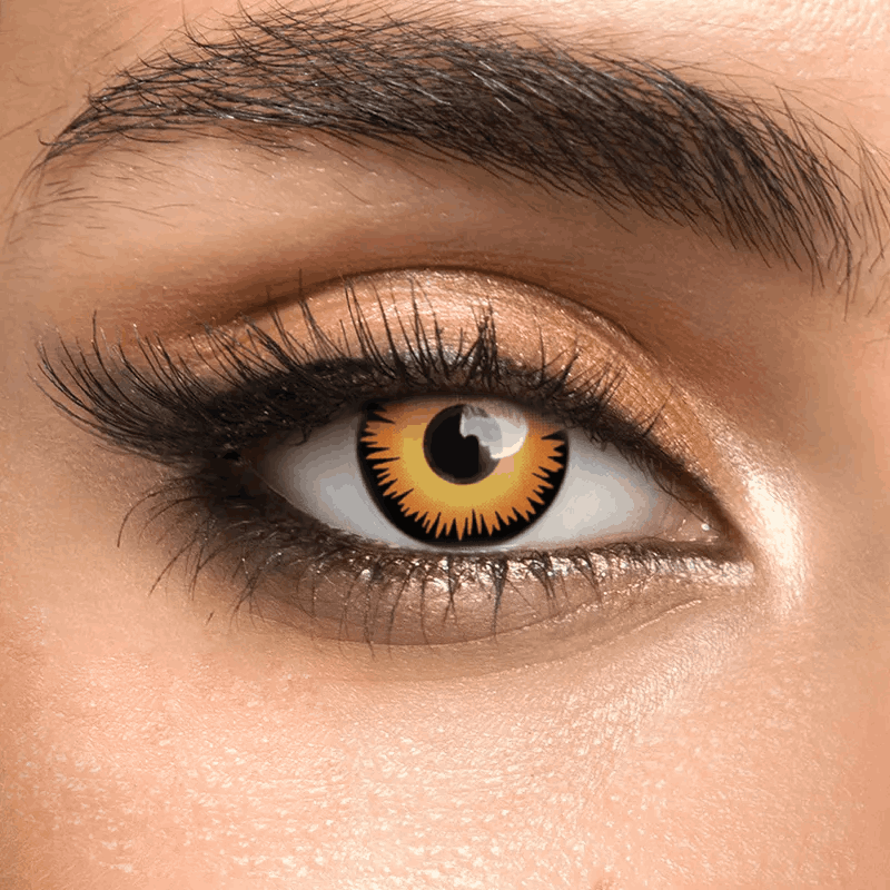 Контактные линзы карие Elite Lens Медовые +0,00 14,5 мм 2 шт. Коричневый (25906733)