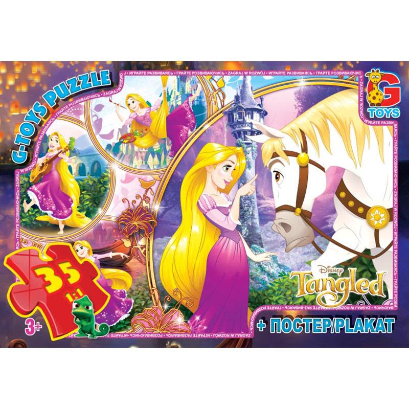 Пазлы G-Toys из серии рапунцель, 35 эл. (TA004) Пазлы G-Toys из серии рапунцель, 35 эл. (TA004)