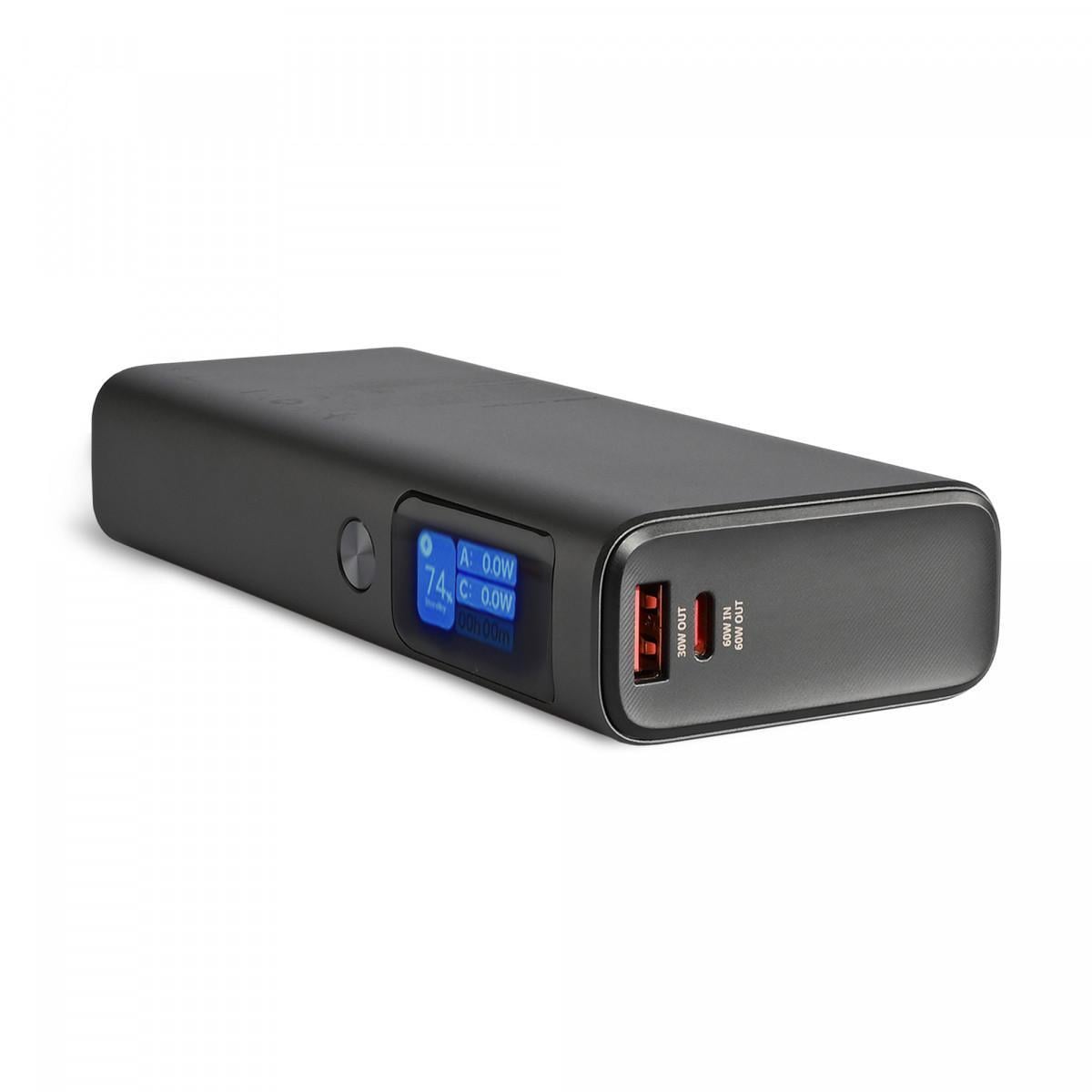Павербанк VIDEX VPB-323 PD100W + Display Black 20000mAh